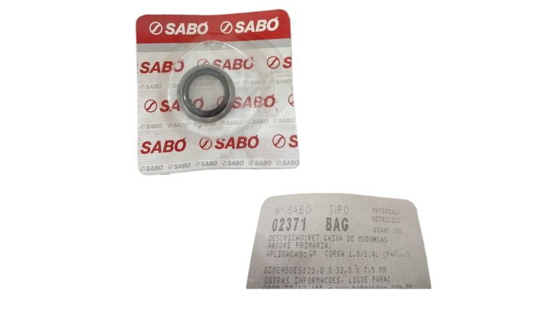 RETENEDOR CORSA TOMA 21X32 (SABO) 02371BAG <