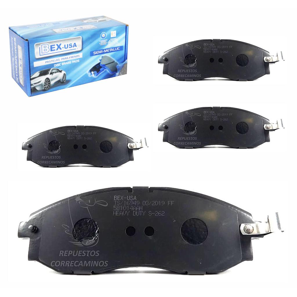 PASTILLAS KIA K3000 H100 STAREX (BEX USA) 10282<
