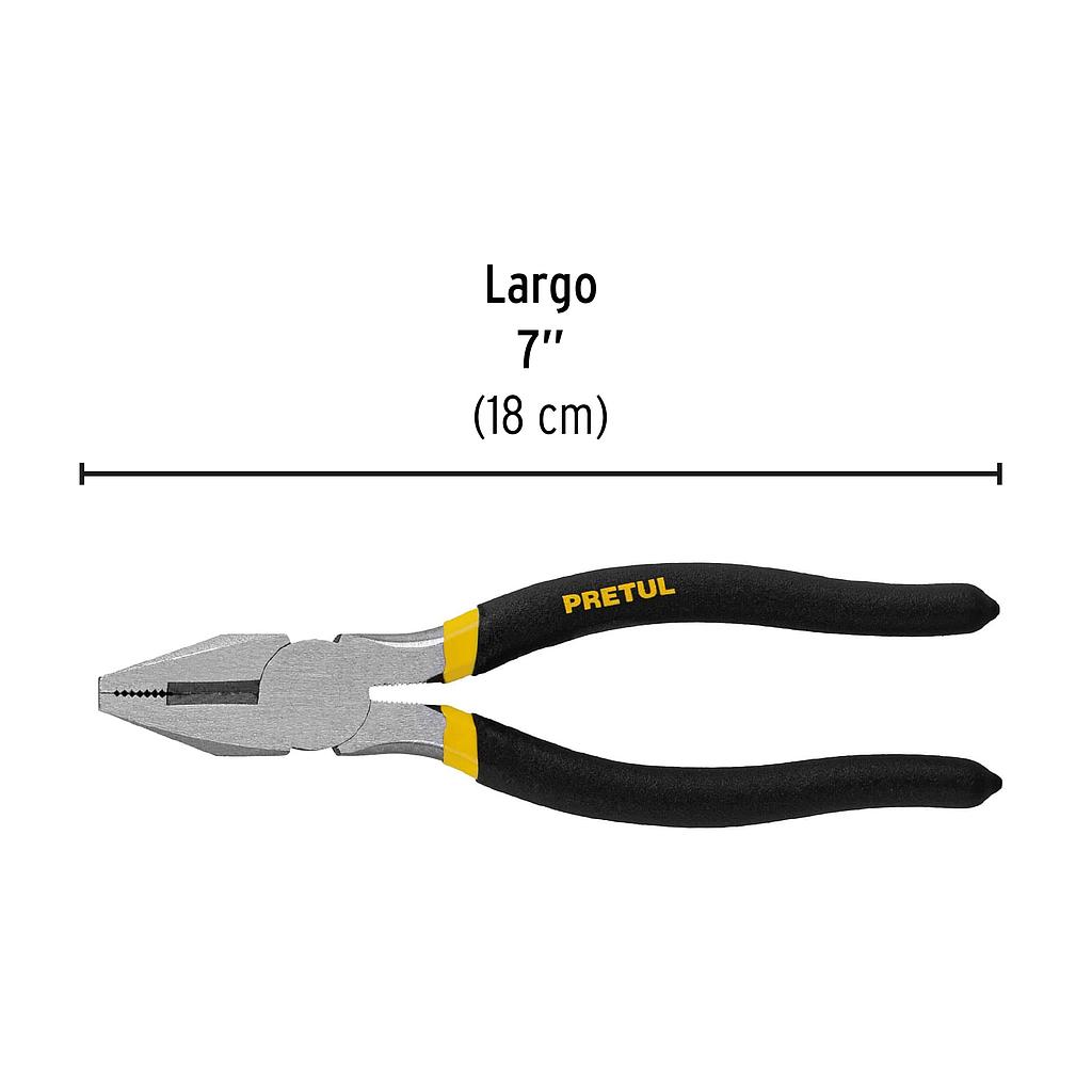 P2-31-A2  ALICATE 7" (PRETUL) 22603