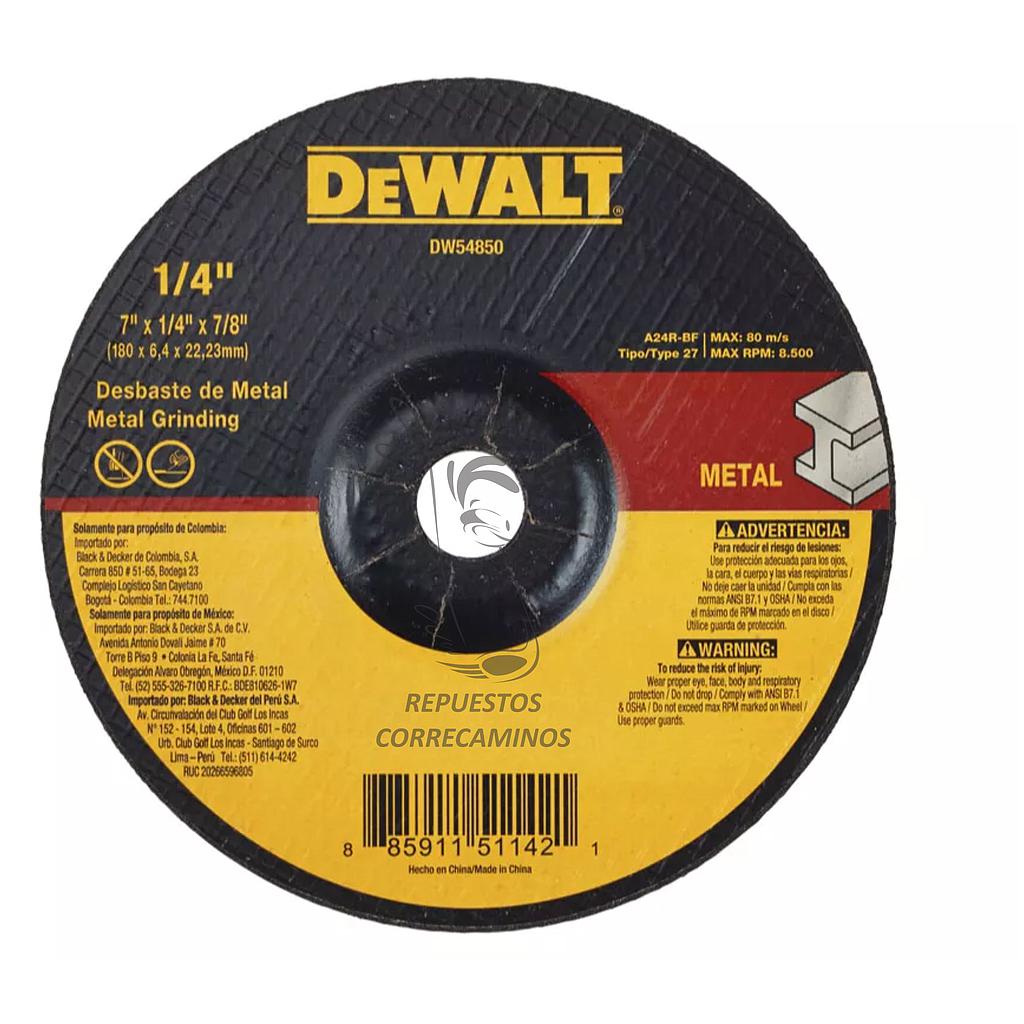 DISCO PULIR 7" (DEWALT)