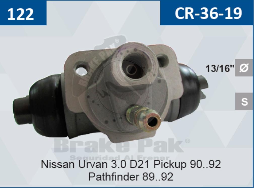 P1-3-G4 CILINDRO FRENO URVAN 3.0 D22 R-L 720057