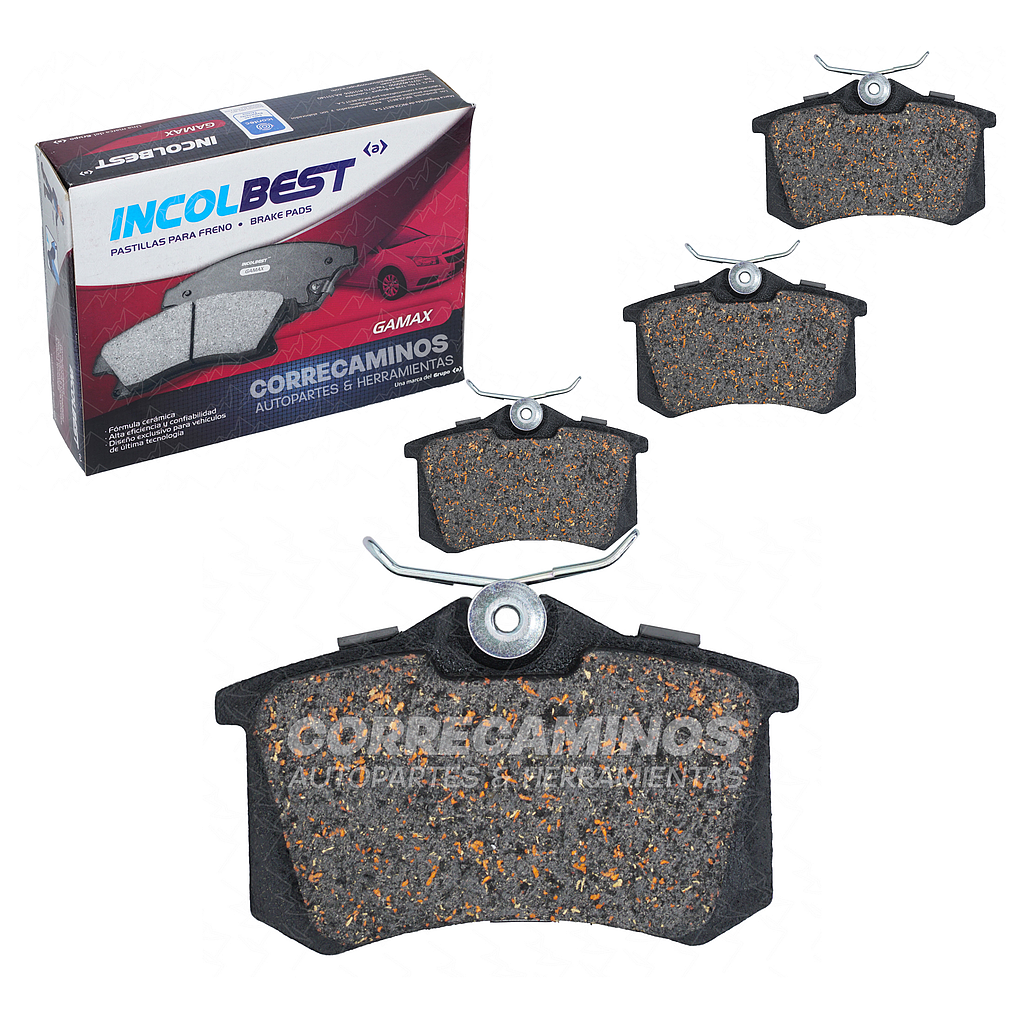 PASTILLAS MEGANE F2 AUDI A6 A4 PEUGEOT 305 408 FLUNCE SCENIC JETTA GOLF TRAS (GAMAX) 7234 <
