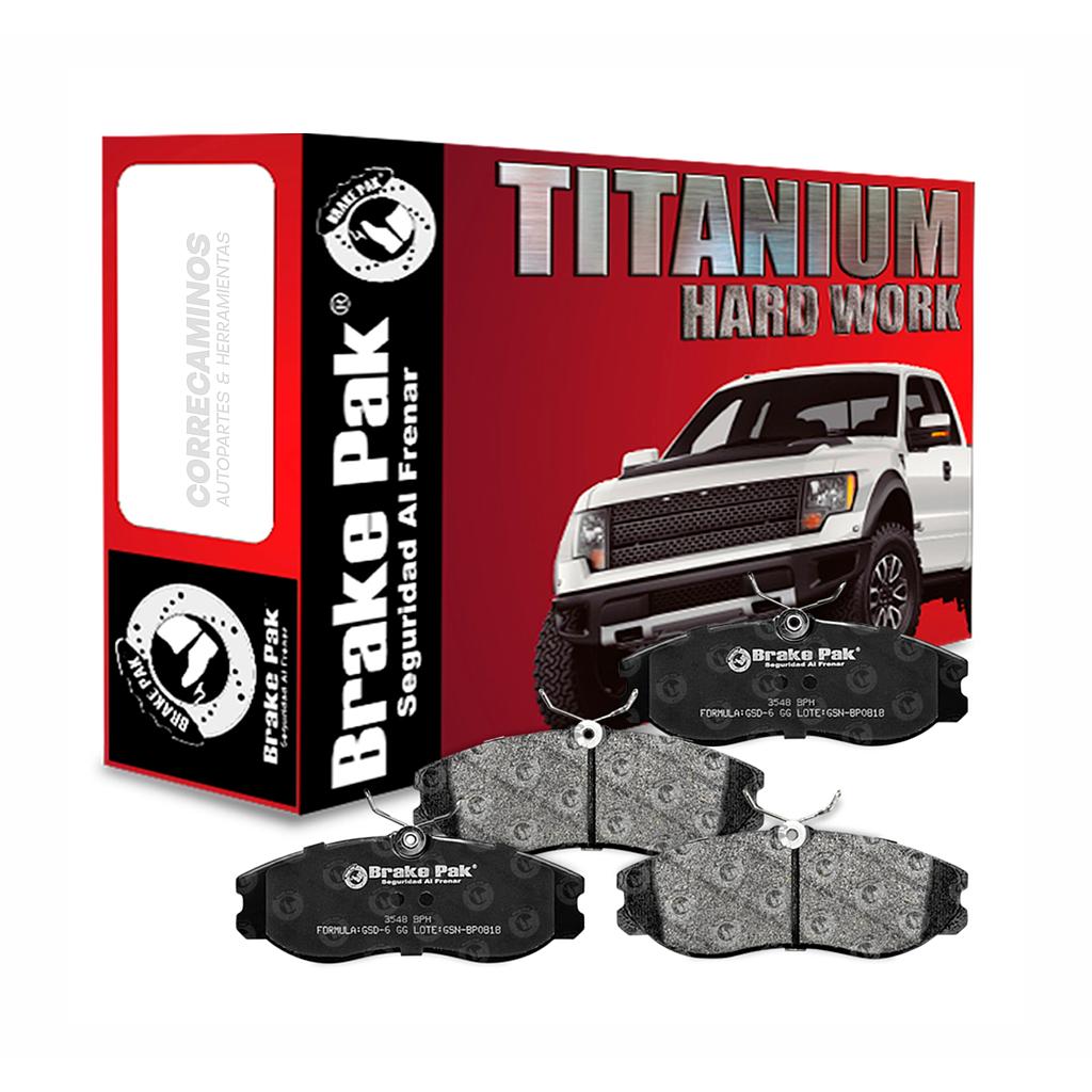 PASTILLAS TERRANO NISSAN DELANTERAS (BRAKE PAK) 7252<