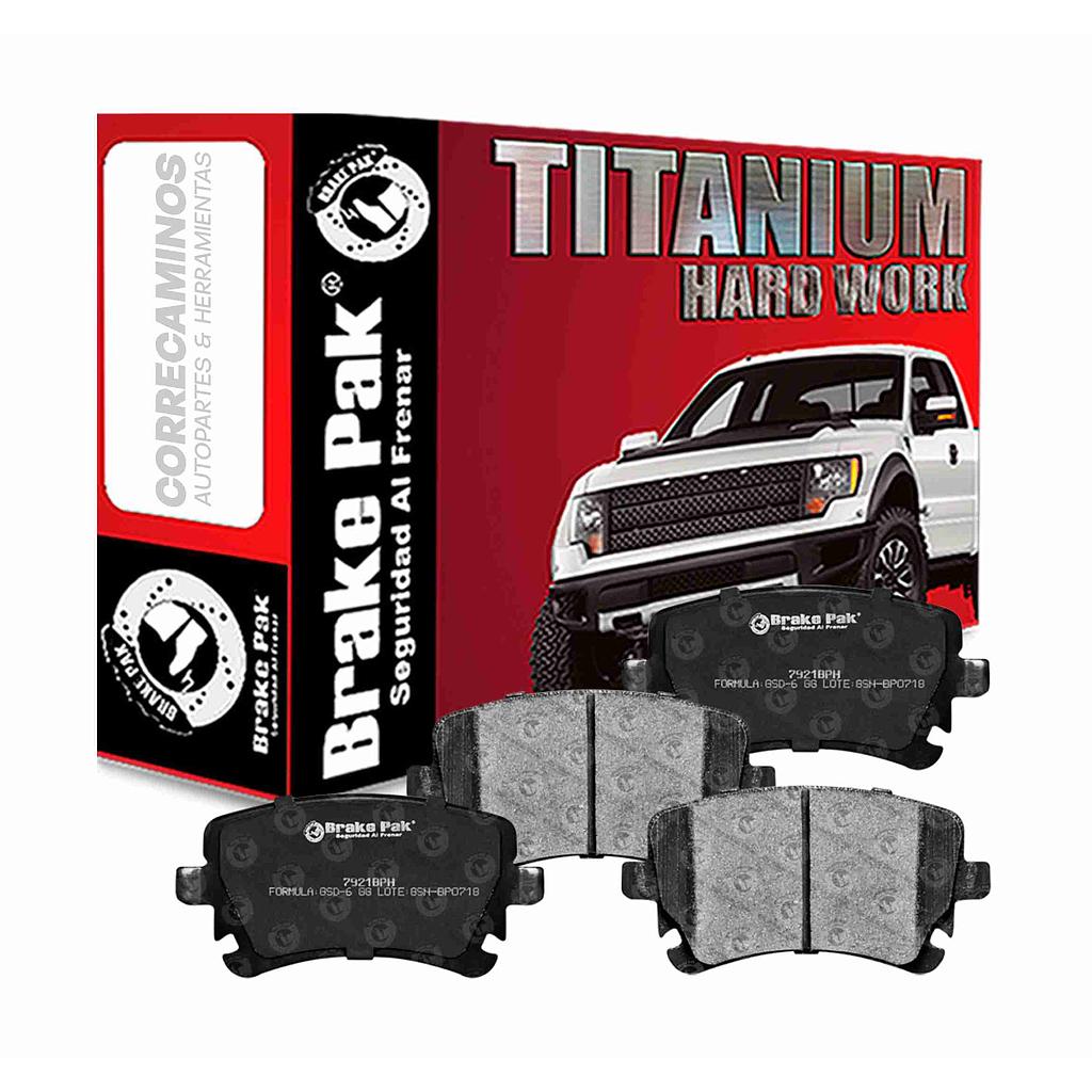 PASTILLAS TRANSPORTER AUDI A6 S4 A8 TRASERAS 05-11 (BRAKE PAK) 7921<