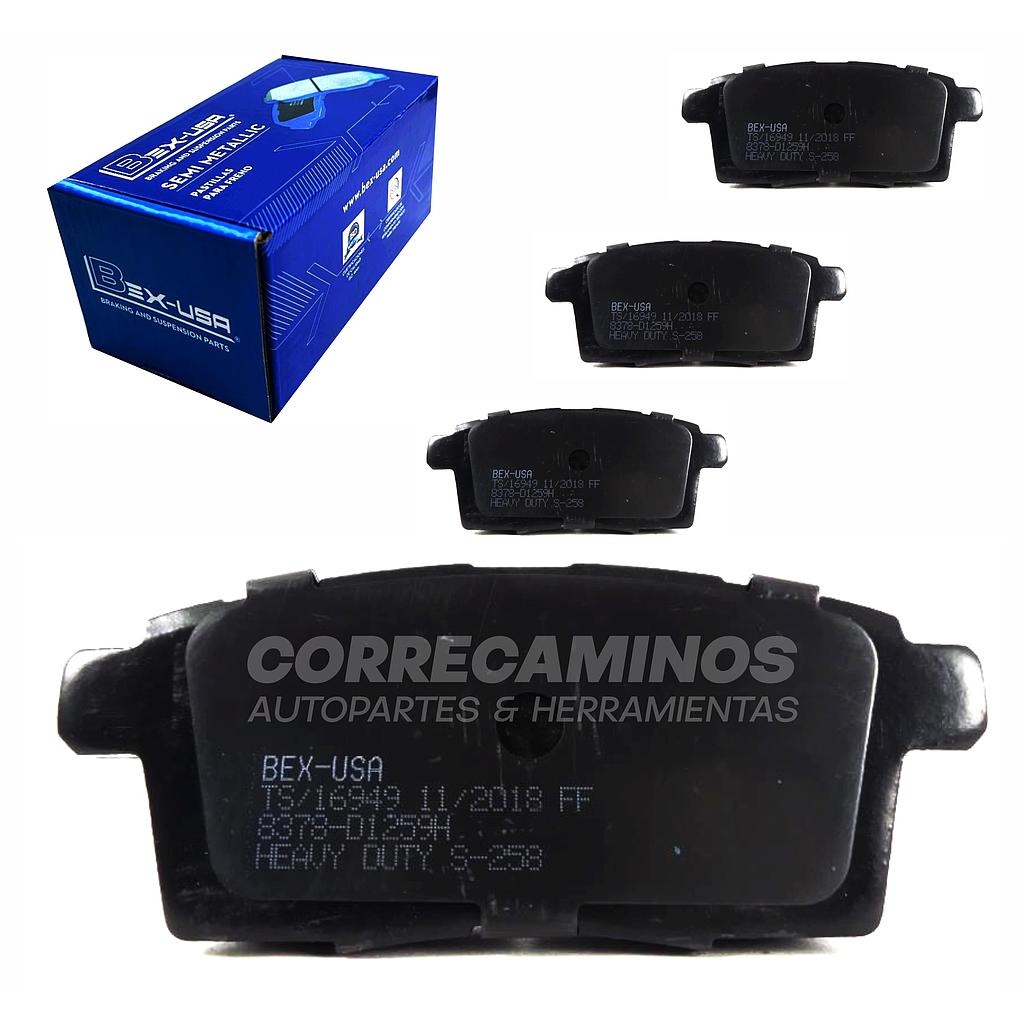 PASTILLAS EDGE CX7 CX9 TRASERA (BEX USA) 8378<