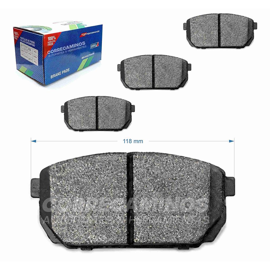 PASTILLAS SORENTO CARENS RONDO TRASERAS 07> (ICHIBAN) 8379