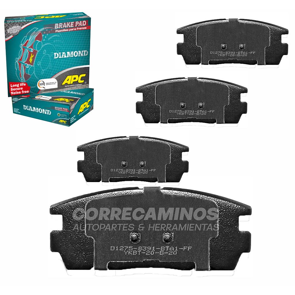 PASTILLAS CAPTIVA TRASERA "NO TURBO" (APC) 8391 <