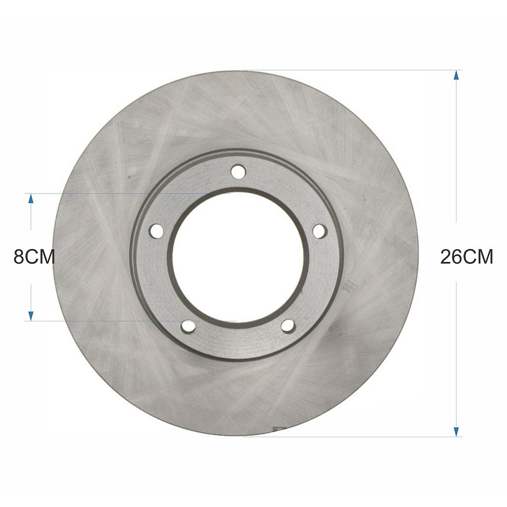 P4-19-D1 DISCO FRENO JMC HILUX 22R 4X2 D-746-V<