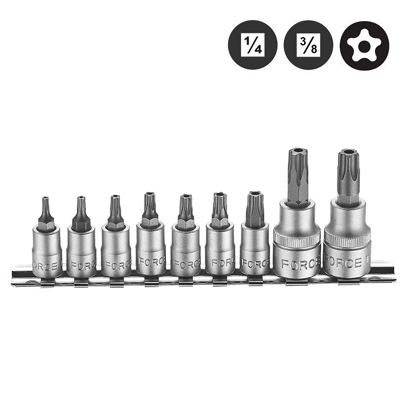 P3-1.4-D5 KIT PUNTAS TORX "5 PUNTAS" SEGURIDAD 9P 3095