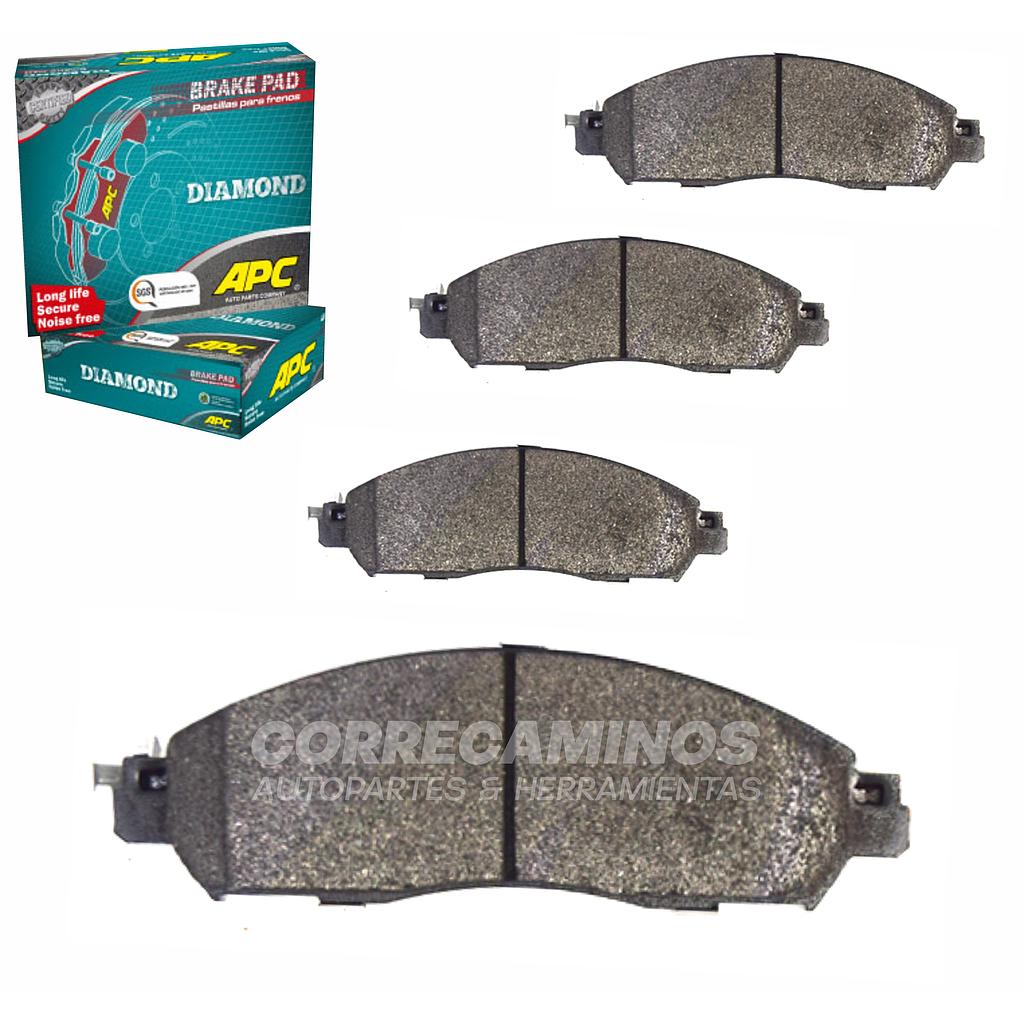 [D1911] PASTILLAS NP300 DMAX FRONTIER ALASKAN NAVARA 17> (APC) 9141 <