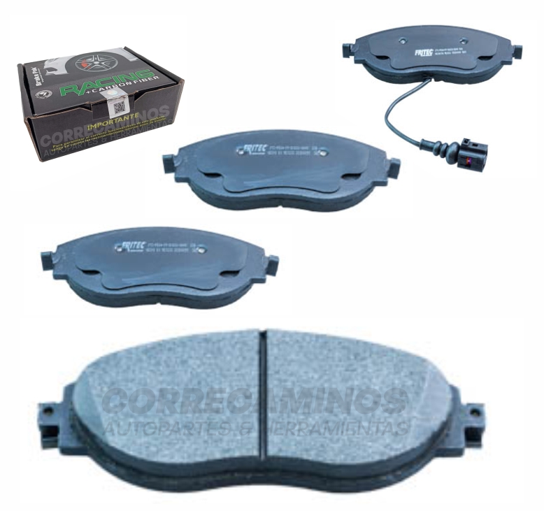 [8849-D1633] PASTILLAS AUDI Q3 S3 SEAT SHARAN VOLKSWAGEN PASSAT CC TIGUAN GOLF CUPRA FORMENTOR (BRAKE PAK) 8849<