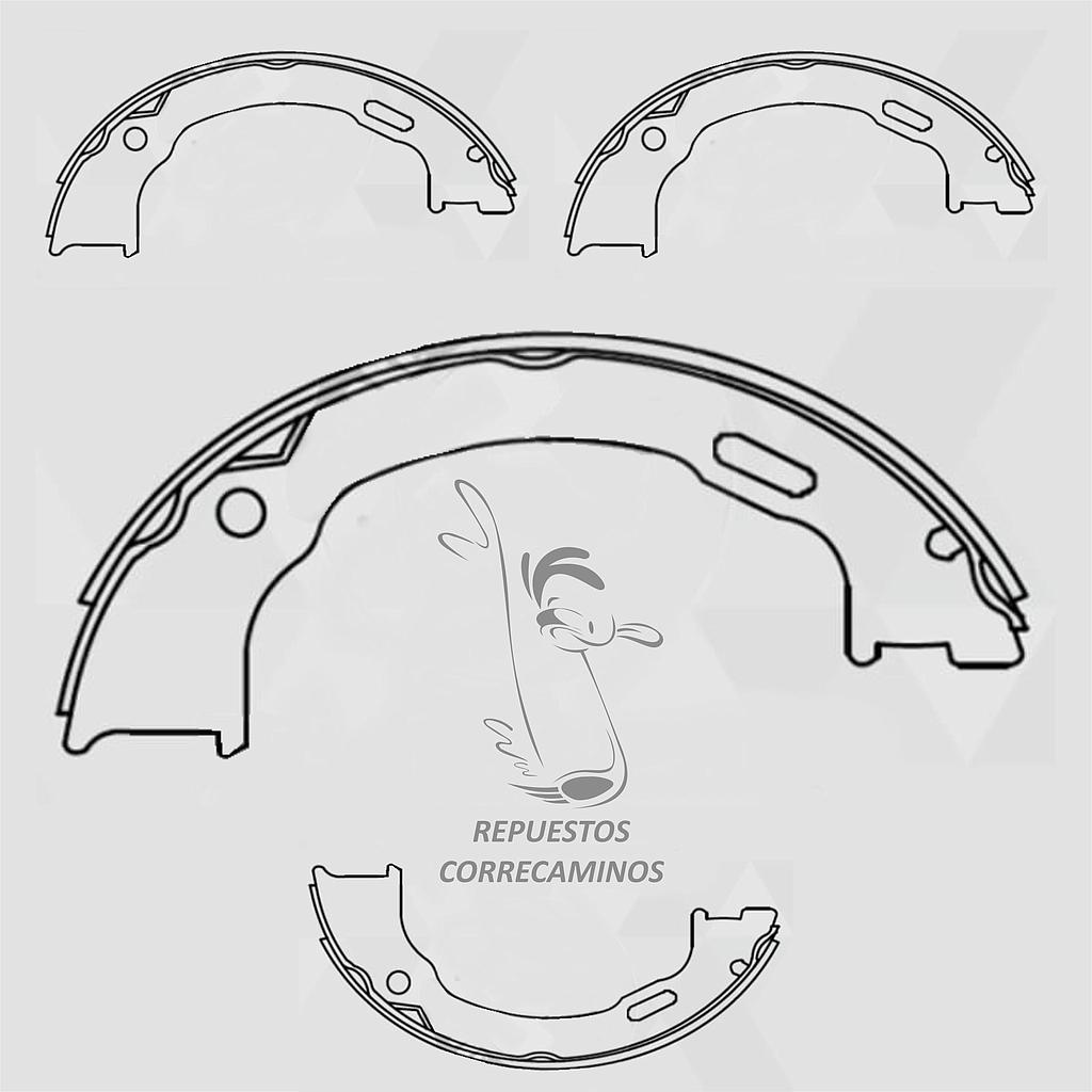 P3-26-A4 ZAPATAS EXPLORER FRENO MANO (BRAKE PAK) BP-0745<