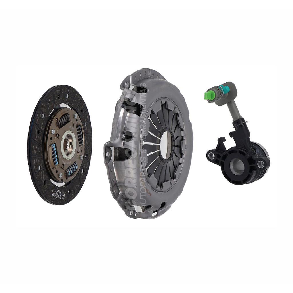 P4-12-E5 KIT EMBRAGUE NISSAN TIIDA 1.6 MARCH NOTE JUKE HR16  SENTRA MR18 MR20 (VALEO) NSK-213B<