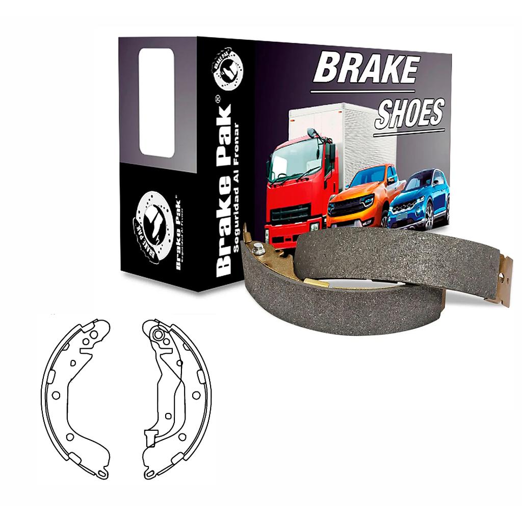 P4-29-E1 ZAPATAS FRENO CHEVROLET ONIX TURBO 19-24 (BRAKE PAK) BP-1099<