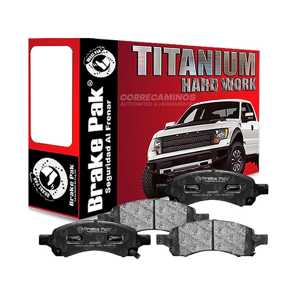 PASTILLAS FRENO TRAVERSE BLAZER DELANTERAS (BRAKE PAK) 8282<