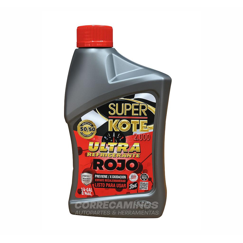 REFRIGERANTE 1L (SUPE KOTE) ROJO 50/50